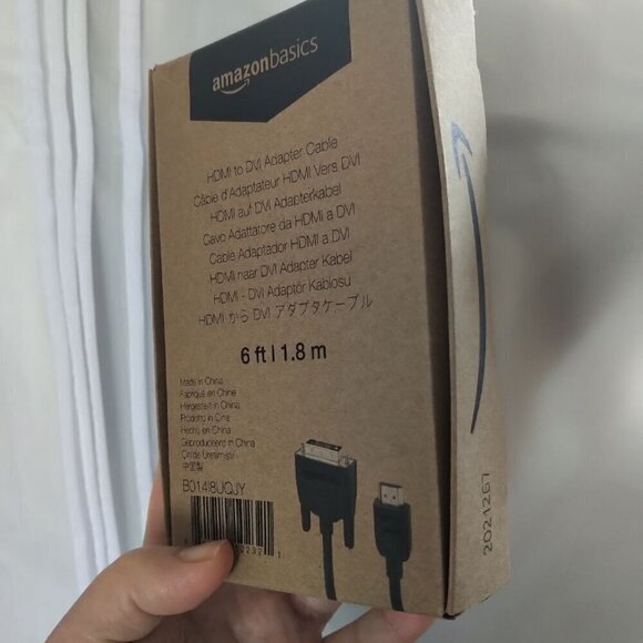 🎁Free 🎁 NWT HDMI A to DVI Adapter Cable, Bi-Directional 1080p Gold Plated 6 ft - Picture 9 of 16